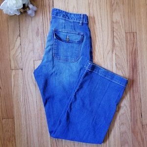 Eddie Bauer Trouser Jeans Medium Wash Size 8